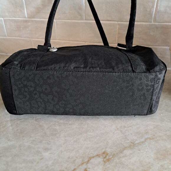 BAGGALLINI Sienna Satchel Bag in Black Cheetah - Picture 8 of 9